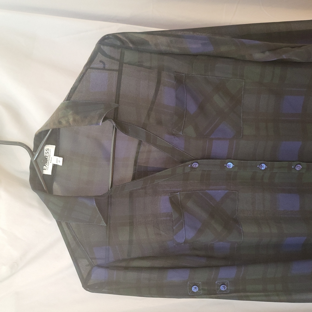 Women's Express Portofino Plaid shirt